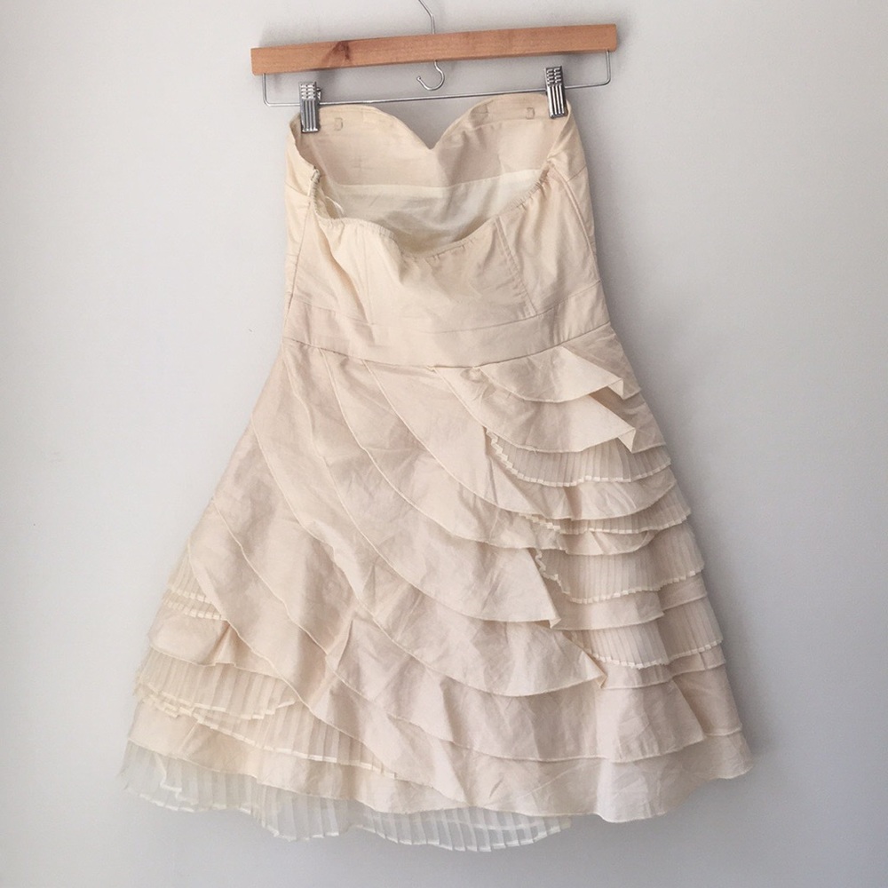 Modcloth Minuet Ivory Baklava Layered Dress - Picture 3 of 8